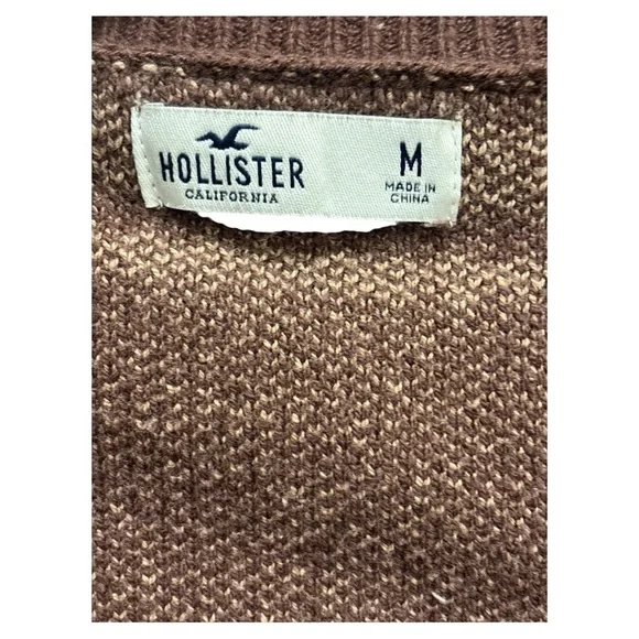 Hollister Brown Cardigan Sweater with Classic Design - Picture 2 of 5